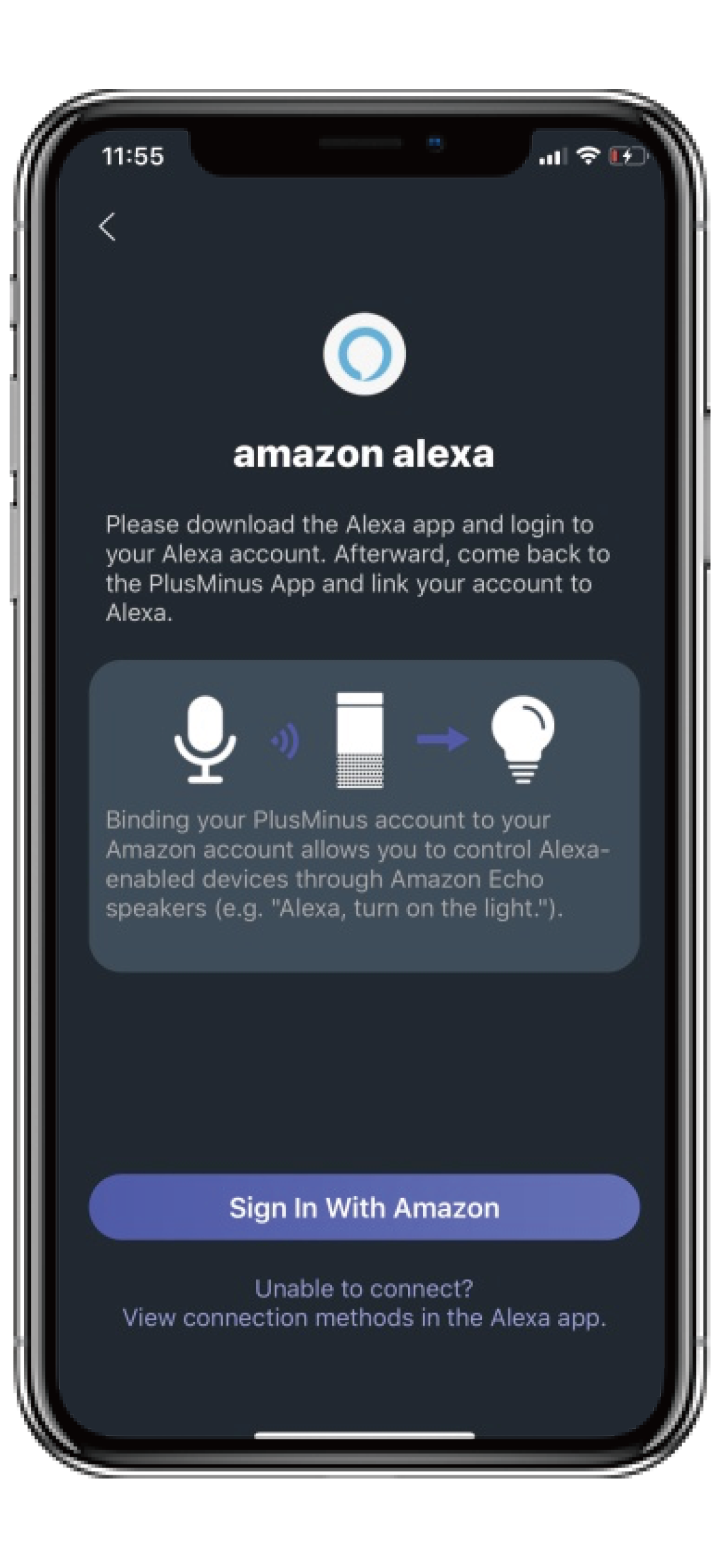 Alexa best sale app link